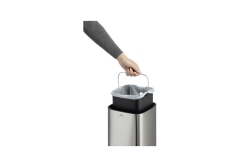 DURABLE Sensor Abfalleimer NO TOUCH 6l metallic silber