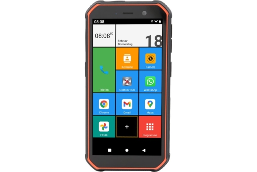 Olympia Smartphone TREK Outdoor/IP68 sw/or