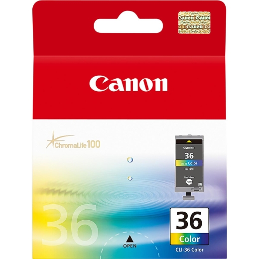 Patrone Canon CLI-36 Tricolor