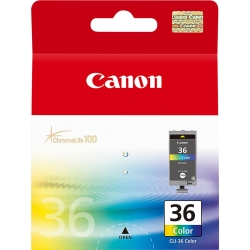 Patrone Canon CLI-36 Tricolor