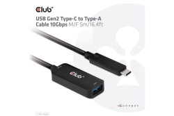 Club3D Kabel USB 3.2 Typ C <> USB Typ A 10Gbps St/Bu 5m retail