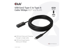 Club3D Kabel USB 3.2 Typ C <> USB Typ A 10Gbps St/Bu 5m retail