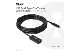 Club3D Kabel USB 3.2 Typ C <> USB Typ A 10Gbps St/Bu 5m retail