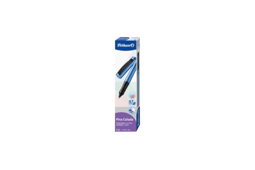 Pelikan Tintenroller Pina Colada blau +1 Tintenpatrone Faltschachtel