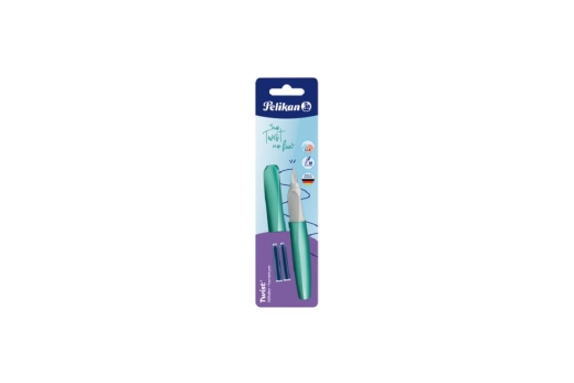 Pelikan Füller Twist Cold Alaska M f.Rechts-&Linkshänder Blister