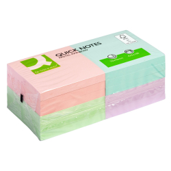 Haftnotizen Quick Notes - Pastellfarben, 76 x 76 mm