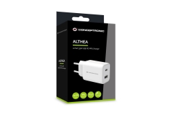 CONCEPTRONIC Ladegerät 2Port USB-C/-A 33WPD3.0/PPS ws