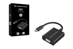 CONCEPTRONIC Adapter USB-C3.2->VGA 1080/60Hz 0.10m sw