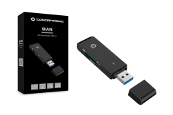 CONCEPTRONIC Kartenleser USB-A3.2->TF/Micro-SD3.0 schwarz
