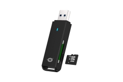 CONCEPTRONIC Kartenleser USB-A3.2->TF/Micro-SD3.0 schwarz