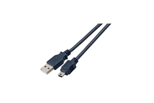 EFB USB2.0 Kabel A-Mini B (5polig),St.-St.,3m,sw,Clas