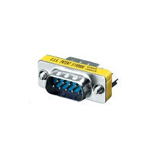 Equip Serial RS232 DB9 Gender Changer St/St mini silber...