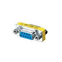 Equip Serial RS232 DB9 Gender Changer Bu/Bu mini silber...