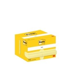 Haftnotizblock Notes, 51x76mm, 12x100 Blatt, gelb