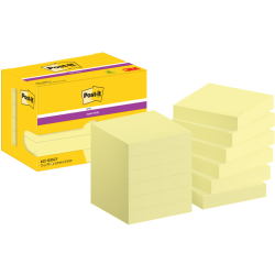 Haftnotizblock Super Sticky Notes, 47,6x47,6mm, 12x90...