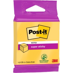 Haftnotizblock Super Sticky Würfel, 76x76mm, 270...