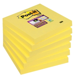 Haftnotizblock Super Sticky Notes, 76 x 76 mm, ultragelb,...