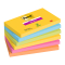 Haftnotizblock Super Sticky Notes Carnival Collection, 127x76mm, 6x90 Blatt, sortiert