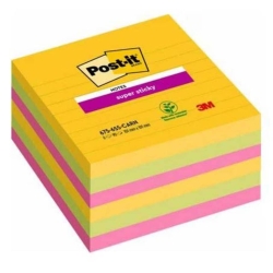 Haftnotizblock Super Sticky Notes Carnival Collection,...