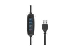 Logilink Smartphone-Ringlicht, DM 20cm, 1.8m Kabel
