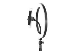 Logilink Smartphone-Ringlicht-Stativ m. Fernauslöser,DM 25cm
