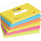 Haftnotizblock Notes Energetic Collection, 127 x 76 mm, 5 Farben, 6 x 100 Blatt