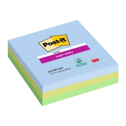 Haftnotizblock Super Sticky Notes Oasis Collection,...