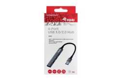 Equip 4-Port USB-A3.2-Hub->3xUSB-A 2.0/1xUSB-A3.2 5Gbps