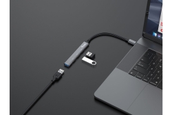 Equip 4-Port USB-C3.2-Hub->3xUSB-A 2.0/1xUSB-A3.0 5Gbps