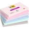 Haftnotizblock Super Sticky Notes Soulful Collection, 76x127mm, 6x90 Blatt, sortiert