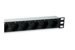 Equip 19 Steckdosenleiste 7xSchuko+Switch->St.90°ÜSS Alu.