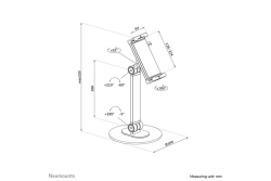 Neomounts TPZ Ständer 4,7-12,9 höhnver. schwarz