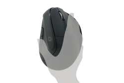 CONCEPTRONIC Maus Wireless BT5.2/6Btns ERGO Vertikal schwarz