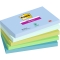 Haftnotizblock Super Sticky Notes Oasis Collection, 76x127mm, 5x90 Blatt, sortiert