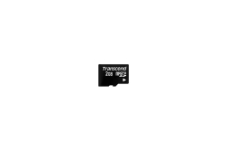 SD microSD Card 2GB Transcend w/adapter retail