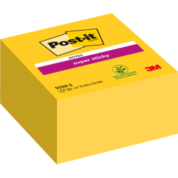 Haftnotizblock Super Sticky Würfel, 76x76mm, 350...