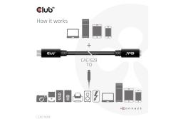 Club3D Kabel USB 3.2 Typ C 2m Verlängerung 5Gbps St/Bu retail