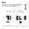 Club3D Adapter USB 3.2 Typ C <> USB 3.2 Typ C gewinkelt St/B retail