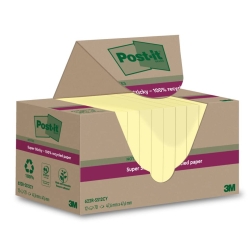 Haftnotizblock Super Sticky Recycling Notes, 47,6x47,6mm,...
