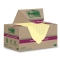Haftnotizblock Super Sticky Recycling Notes, 47,6x47,6mm, 12x70 Blatt, gelb