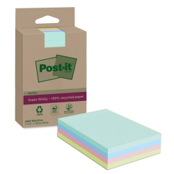 Haftnotizblock Super Sticky Recycling Notes, 102x152mm,...