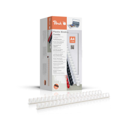 Peach Binderücken weiß 16mm 100er-Pack