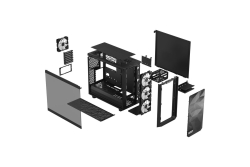 FRACTAL DESIGN Geh Meshify 2 Lite RGB Black TG Light Tint