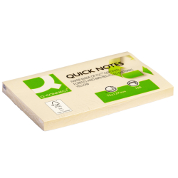 Haftnotizen Recycling - 76 x 127 mm, gelb