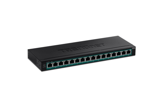 TRENDnet Switch 16-Port Gigabit PoE+ (123W)