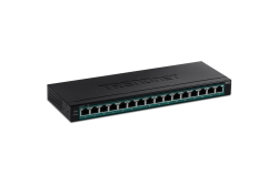 TRENDnet Switch 16-Port Gigabit PoE+ (123W)