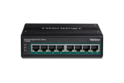 TRENDnet Industrie Switch 8 Port Gbit PoE+ DIN-Rail(24-56V)