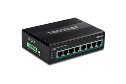TRENDnet Industrie Switch 8 Port Gbit PoE+ DIN-Rail(24-56V)