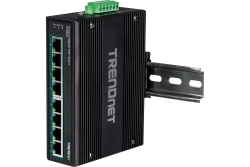 TRENDnet Industrie Switch 8 Port Gbit PoE+ DIN-Rail(24-56V)