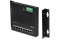 TRENDnet 8-Port Industrial Gigabit PoE+ WallMount Front Acc.